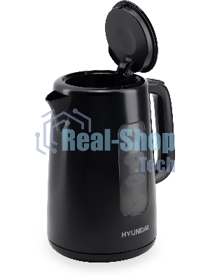 Чайник электрический Hyundai HYK-P2501 2.5л. 2200Вт черный (корпус: пластик)