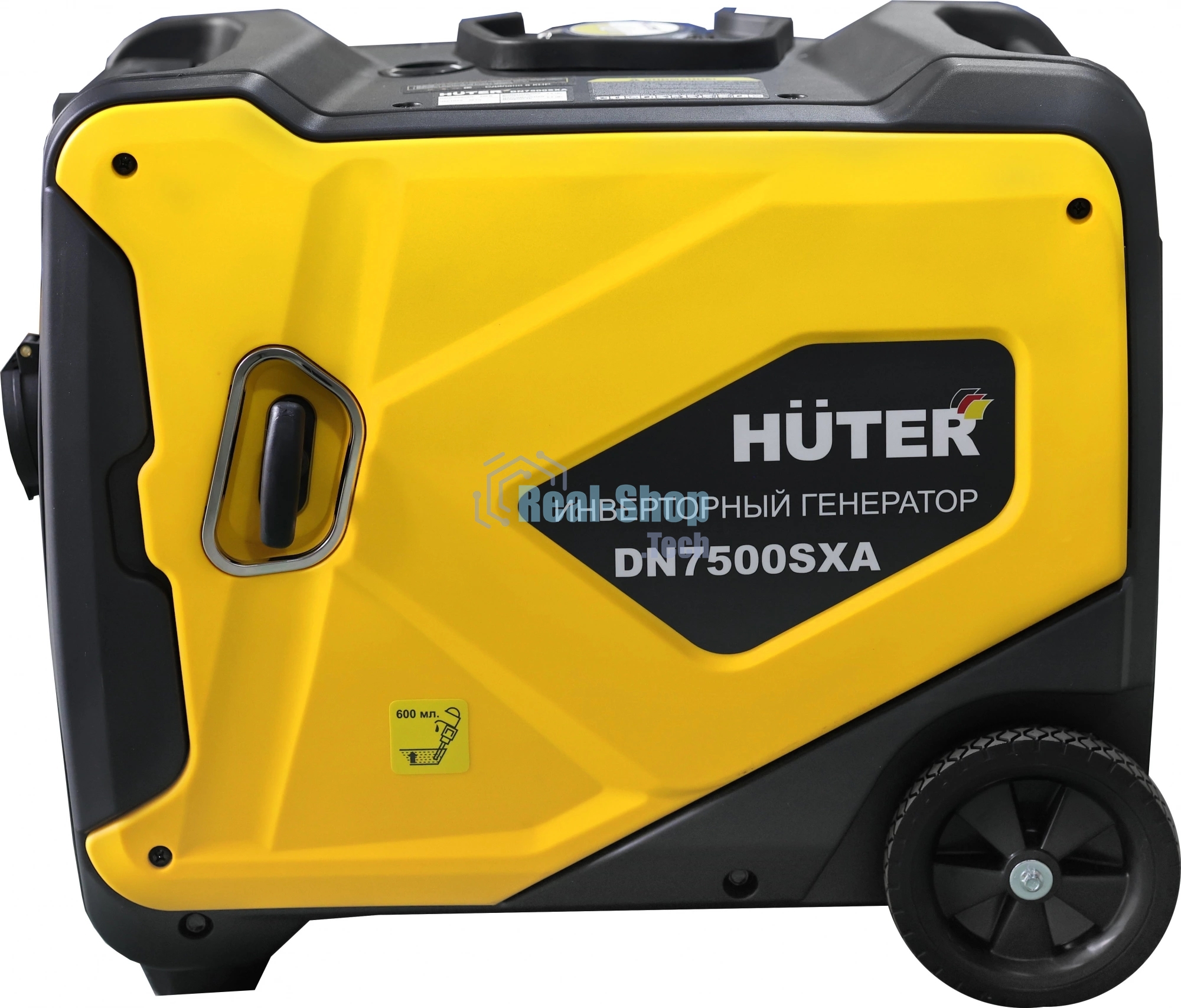 Электрогенератор бензиновый инверторный Huter DN7500SXA, 6.5 кВт, 84 дБ, 47.5 кг