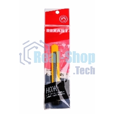 Нож с сегментированным лезвием Rexant 9 мм, корпус пластик, c клипсой