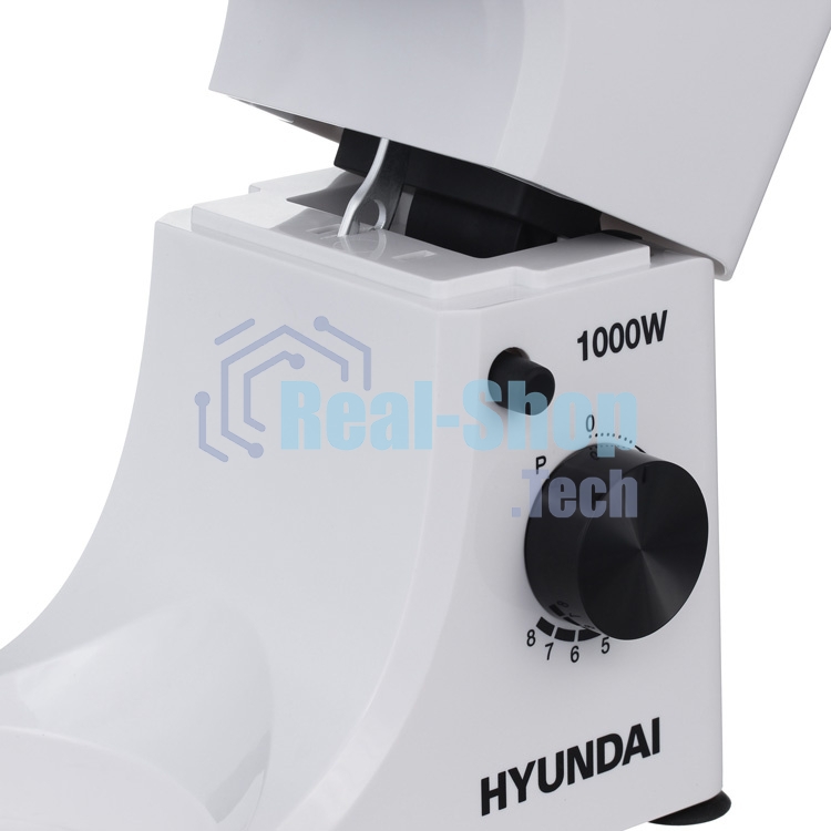 Миксер планетарный Hyundai HYM-S4451 1000Вт белый/черный