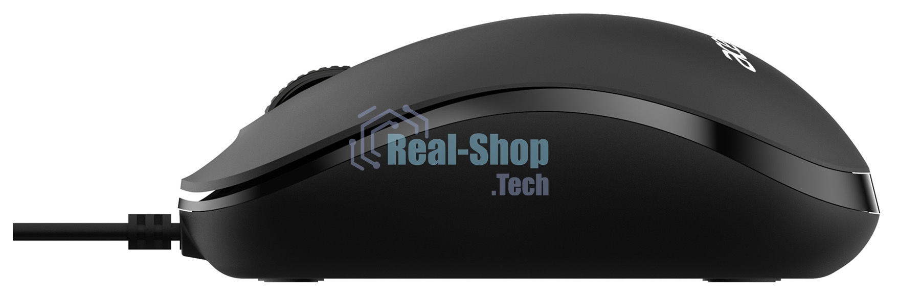 Мышь проводная Acer OMW140 черный, 1200 dpi, USB, кнопки - 3