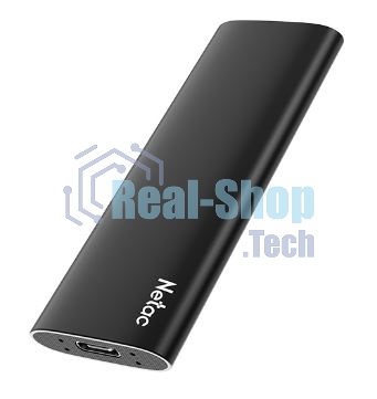 Внешний SSD Netac Z SLIM, 500 Gb, USB 3.2 Gen 2 Type-C, R/W 550/480, черный