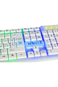 Клавиатура проводная Defender GK-172, USB, белый