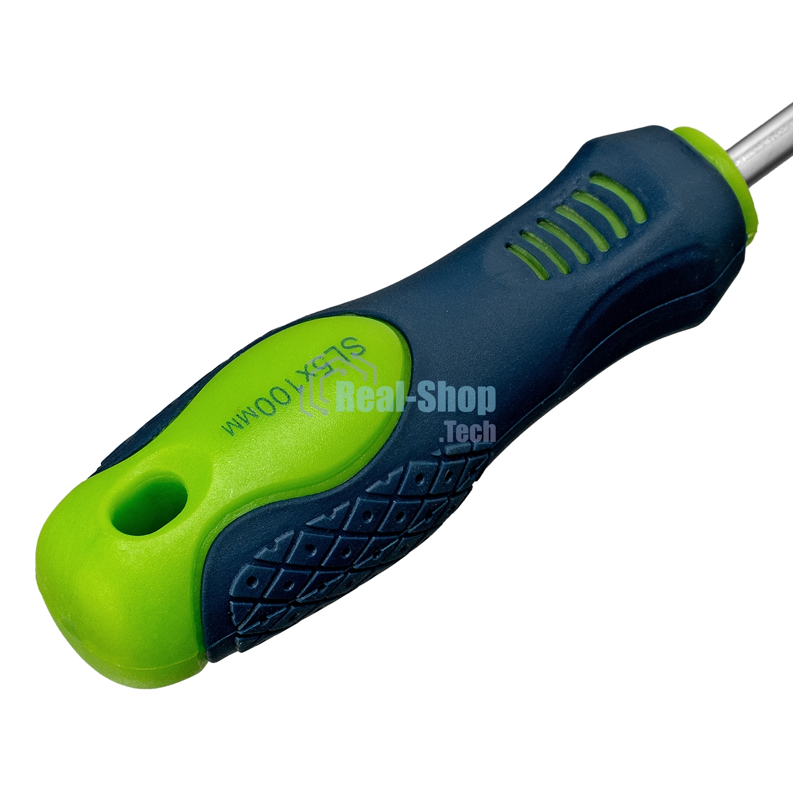 Отвертка Сибртех, SL5,0 х 100 мм, CrV, 2-х компонентная рукоятка