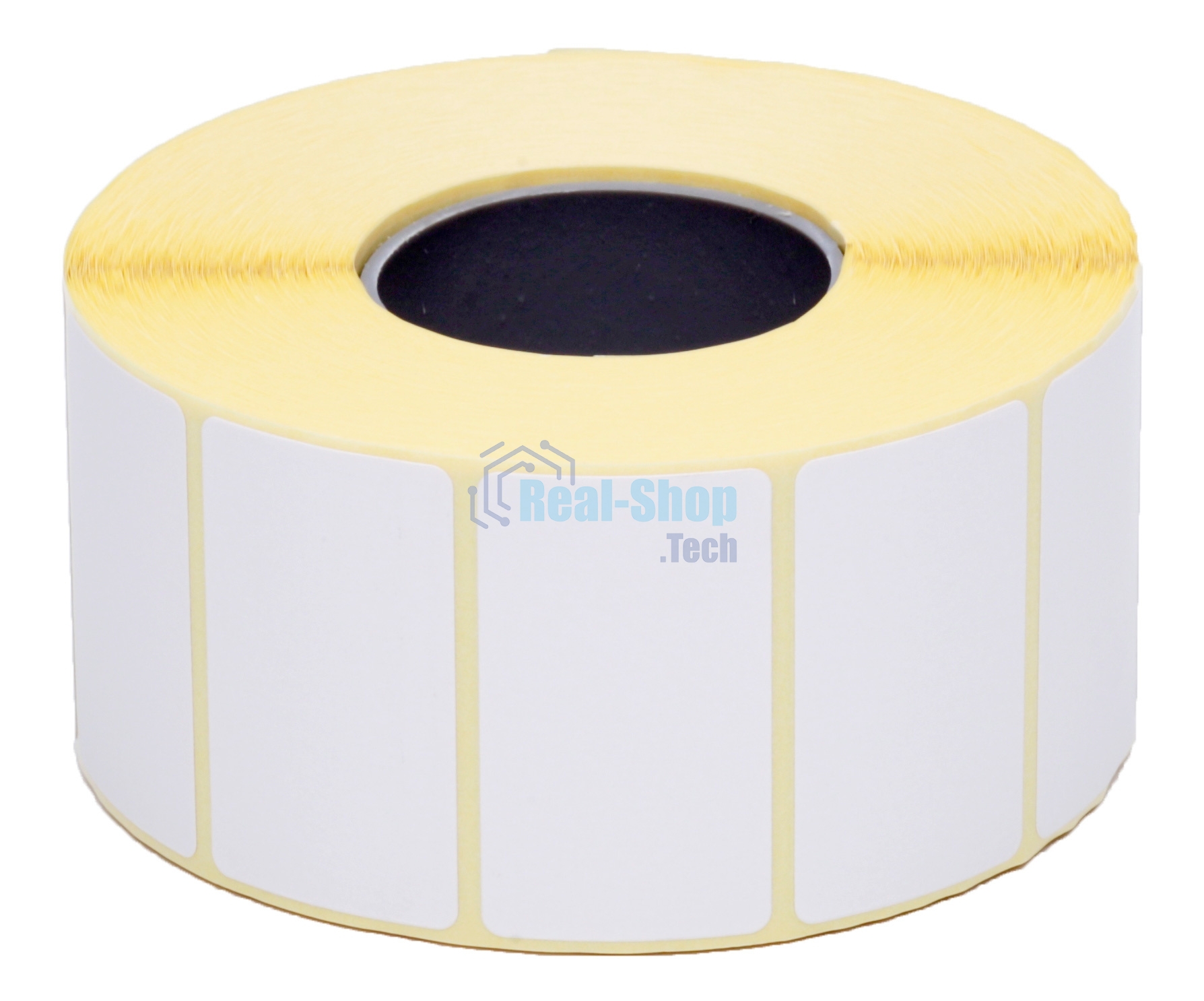 Термоэтикетки Cactus Eco CS-TE43251000 сег.:43x25мм самоклей. д.вн.рул.80мм д.вт.40мм 1000шт/рул белый