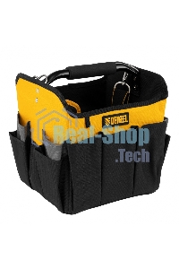 Переноска для инструмента Denzel 260х240х300 мм, 22 кармана, наплечный ремень