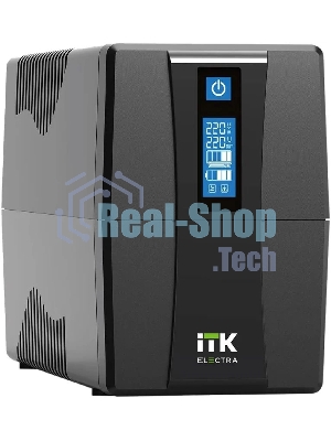 Источник бесперебойного питания Line-interactive 600ВА/360Вт, фаза 1/1, LCD дисплей, с АКБ 1х7AH, USB-порт