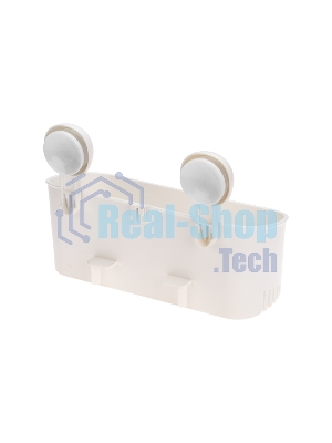 Полка для ванной комнаты HALSA HLS-F-103W на вакуумной присоске, прямая