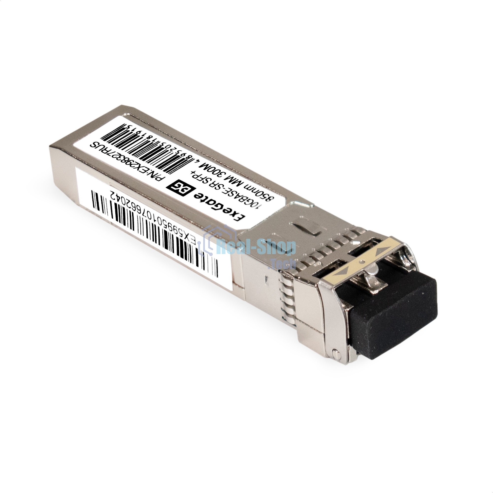 Трансивер SFP+ EXT-10G-MM850-LC2-300M (10Gbase-SR для многомодового оптического кабеля, 10 Гбит/с, Tx:850/Rx:850 нм, до 300 м, разъем Duplex LC)