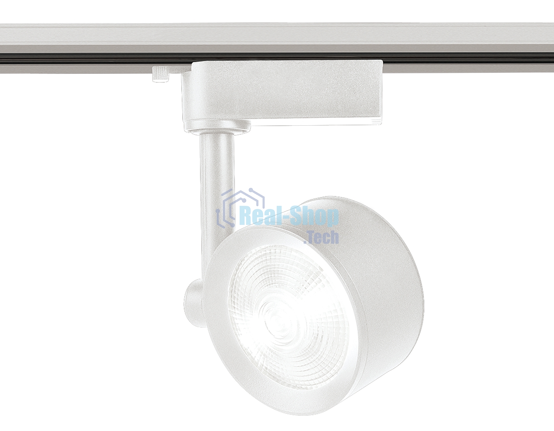 Трековый однофазный светодиодный светильник Ambrella light GL6388 WH белый LED 7W 4200K 24°