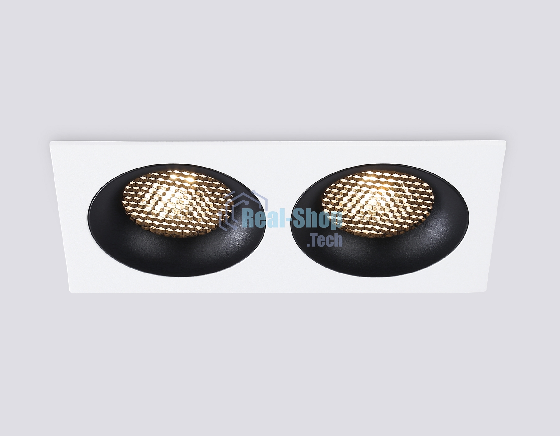 Светильник встраиваемый Ambrella light TN102732/2 WH/BK белый/черный GU5.3 175*92*23