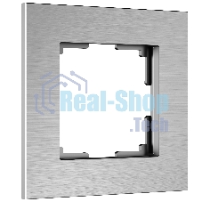 Рамка на 1 пост AluMax (алюминий) W0013506