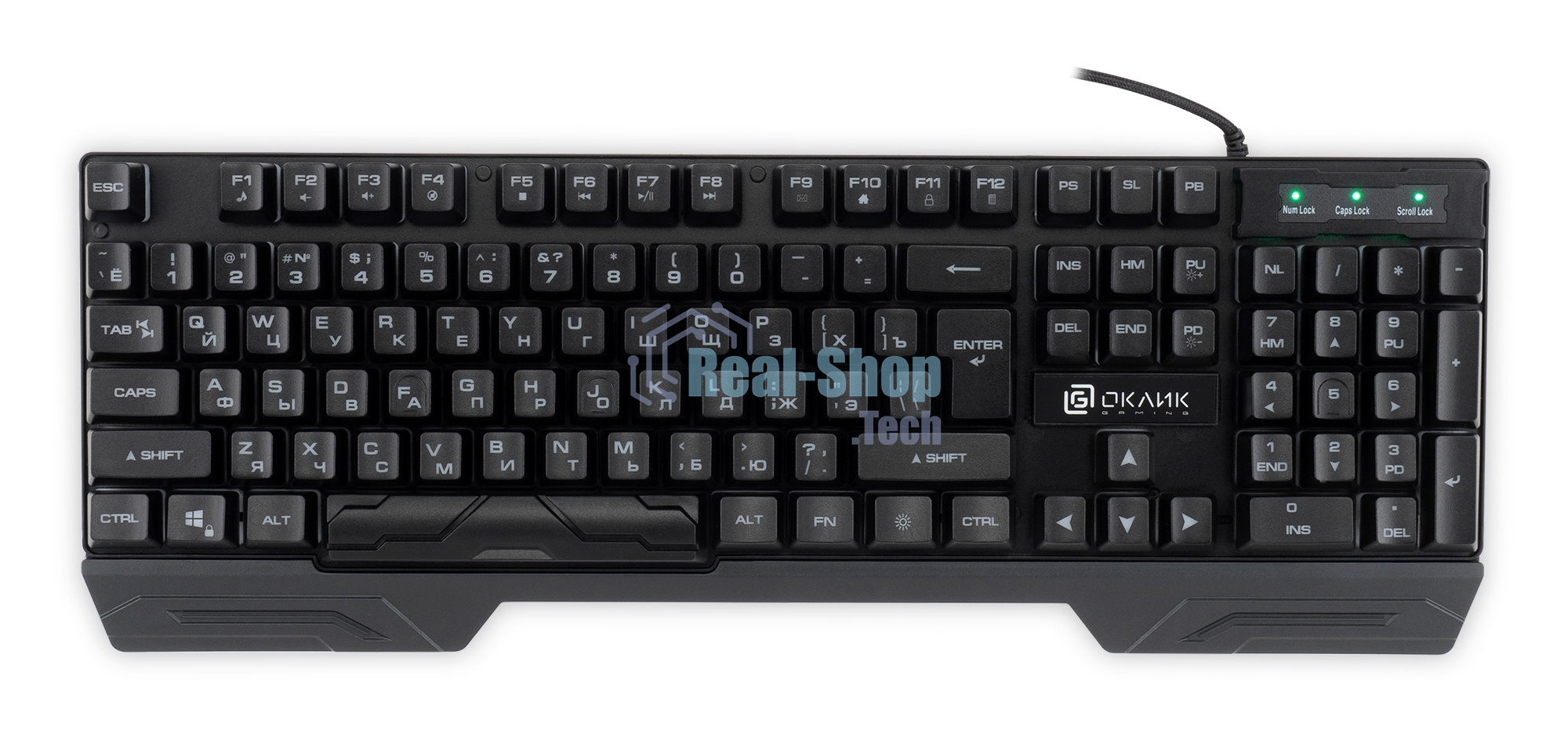 Клавиатура проводная Oklick 709G черный (1788144)