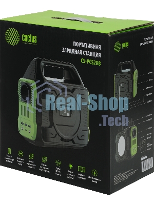 Электростанция портативная Cactus CS-PCS288 80000mAh 2.1A 3xUSB черный
