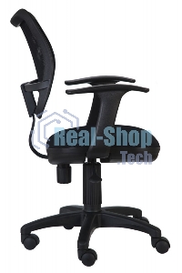 Кресло компьютерное Бюрократ Ch-797AXSN 26-28 спинка черная сетка, сиденье черное 26-28, Т-образные подлокотники