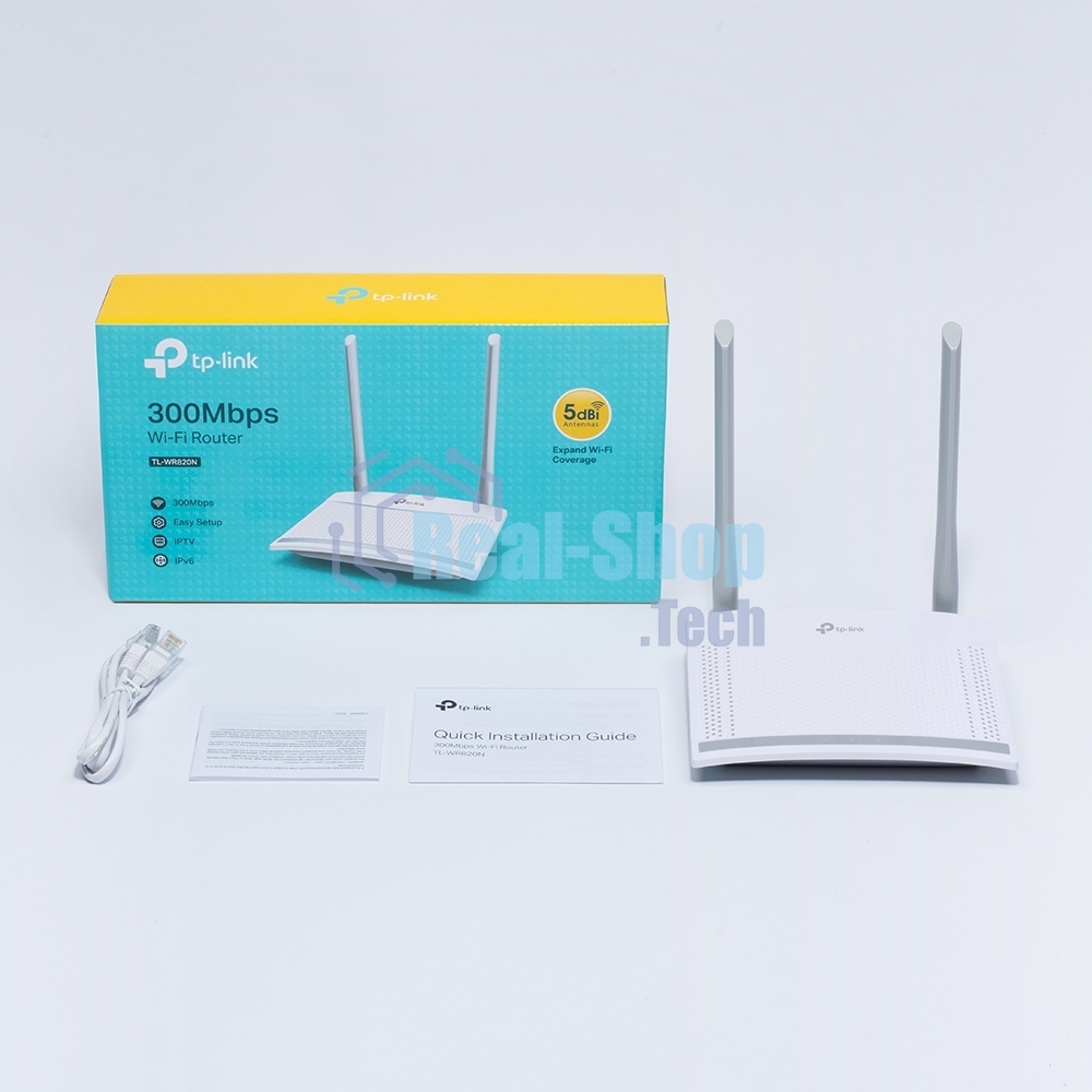 Роутер беспроводной TP-Link TL-WR820N N300 10/100BASE-TX белый