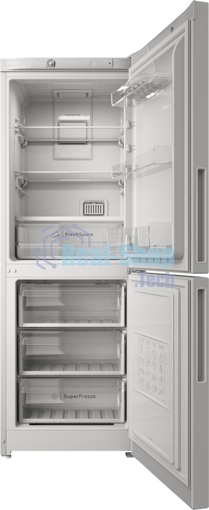 Холодильник Indesit ITR 4160 W белый двухкамерный 179/78л морозилка снизу