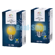 Лампа светодиодная Neon-night d-45 3 LED 1Вт шар E27 25лм 220В