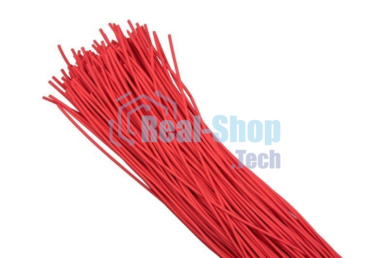 Трубка термоусадочная ТУТ нг 8/4 красн. 1м (уп.50шт) PROxima EKF tut-8-r-1m