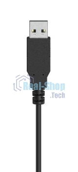 Микрофон проводной Hama Stream 400 Plus 2м черный