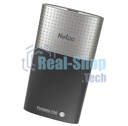 Внешний SSD Netac Z SLIM, 250 Gb, USB 3.2 Gen 2 Type-C, R/W 550/480, черный