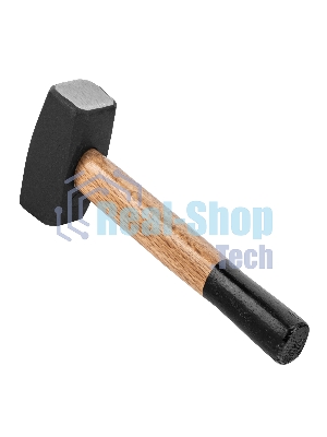 Кувалда Sparta 2000 г, кованая головка, деревянная двухцветная рукоятка