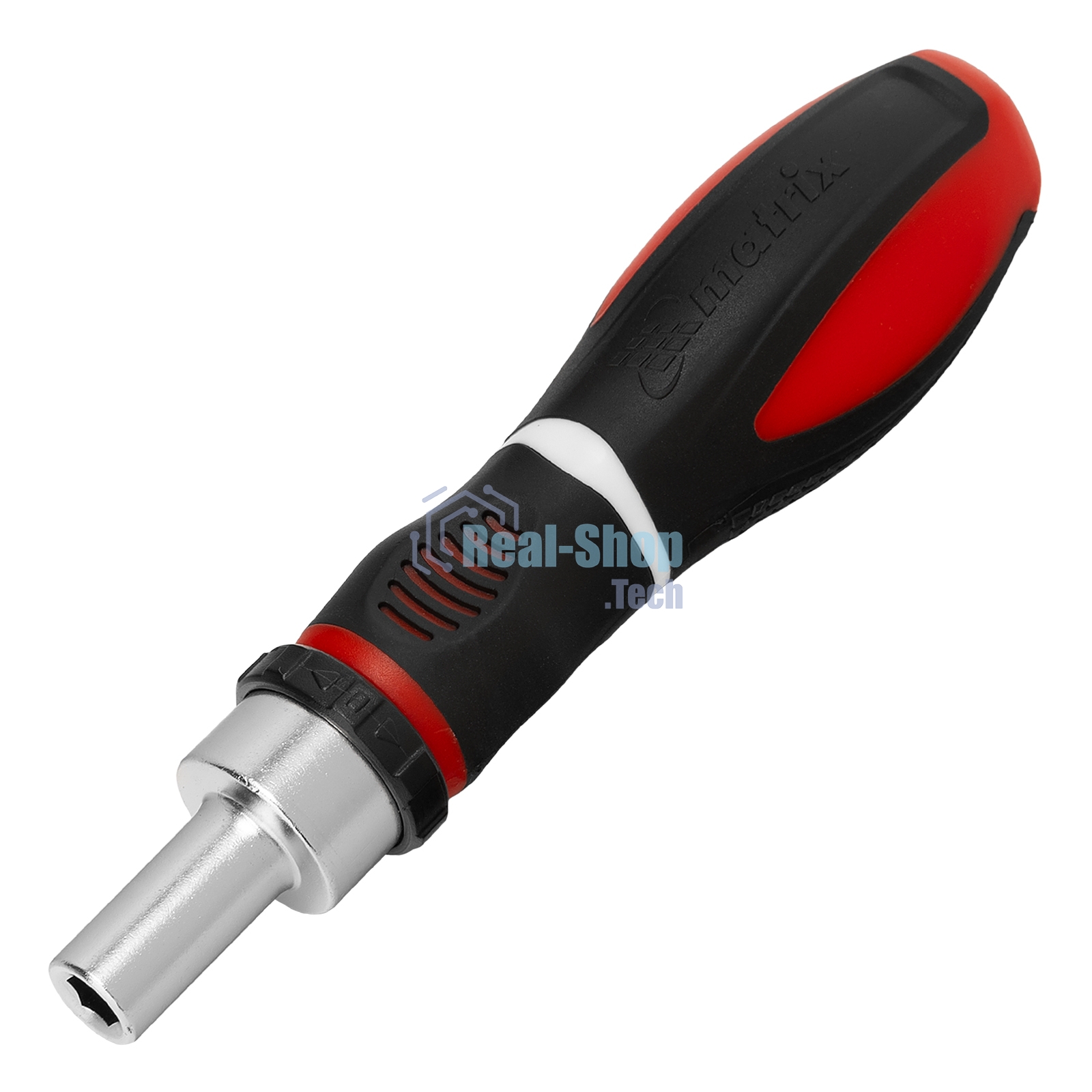 Отвертка реверсивная Matrix, набор бит, 11 шт., CrV