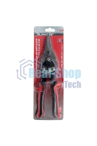 Ножницы по металлу Matrix 250мм пряморежущие обрезиненныерукоятки