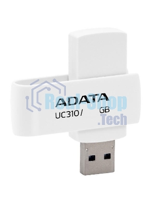 Флешка USB ADATA UC310 (UC310-128G-RWH), 128Gb, USB 3.2 Gen1, R/W 100/30, белый