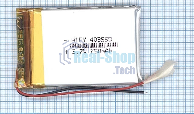 Аккумулятор Li-Pol (батарея) 4x35x50мм 2pin 3.7V/750mAh