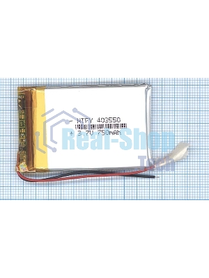 Аккумулятор Li-Pol (батарея) 4x35x50мм 2pin 3.7V/750mAh