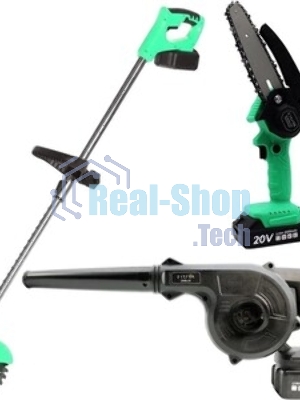 Набор аккумуляторного инструмента ZITREK (GreenCut 20, ZKBL20, GreenSaw 20 Extra Power) 3 в 1, 1х2.0Ач, 1х4.0Ач