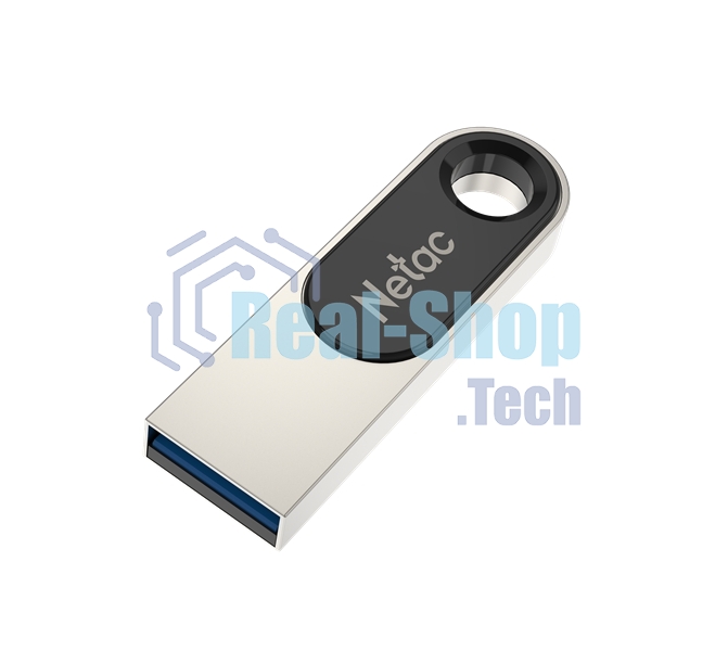 Флешка USB Netac U278 (NT03U278N-016G-32PN), 16Gb, USB 3.0, R/W 90/45, серебристый/черный