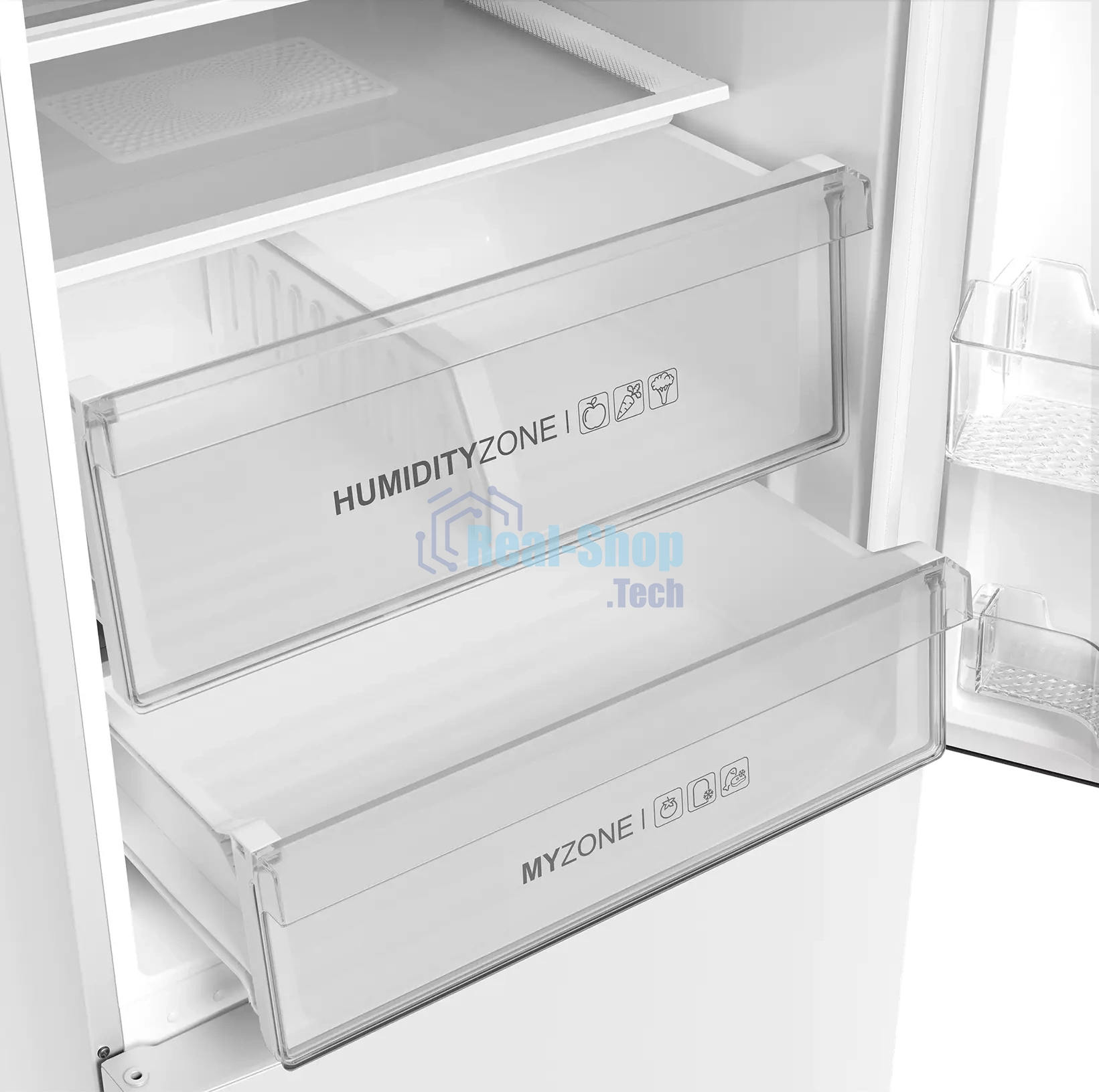 Холодильник Haier C4F637CWRGU1 белый двухкамерный 235/115л морозилка снизу, No Frost
