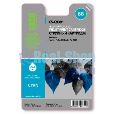 Картридж струйный Cactus CS-C9391 голубой для №88 HP Officejet Pro K550 (29мл)