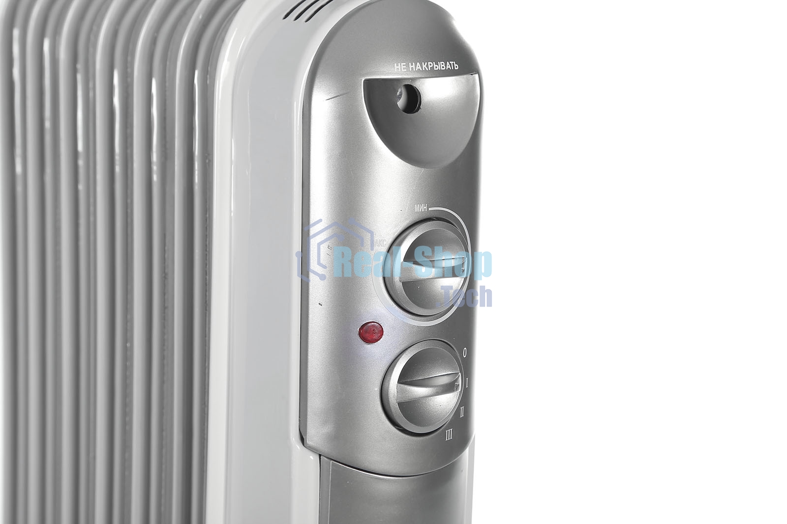 Обогреватель масляный Ресанта ОМПТ-7Н (7 секций) белый, 1500 Вт, 15 м2, термостат 67/3/3