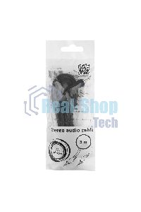 Кабель аудио Cablexpert CCA-404-3M, Jack3.5 - Jack3.5, 3м