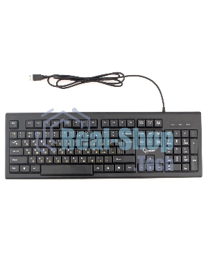 Клавиатура проводная Gembird KB-8354U-BL USB, черный