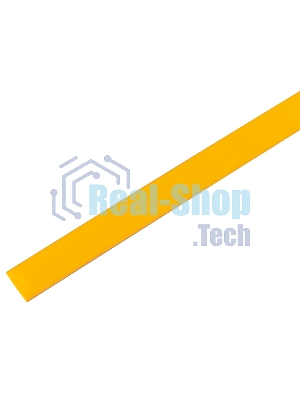 Термоусадочная трубка 60/30 мм, желтая, упаковка 10 шт. по 1 м PROconnect