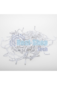 Новогодние светоукрашения Neon-night Гирлянда Айсикл (бахрома) светодиодный, 4,8 х 0,6 м, белый провод, 220В, диоды белые