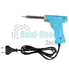 Набор для пайки Rexant (паяльник импульсный 30/70 Вт, оловоотсос, подставка, припой)