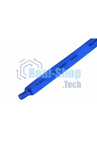 Термоусаживаемая трубка Rexant 7,0/3,5 мм, синяя, упаковка 50 шт. по 1 м