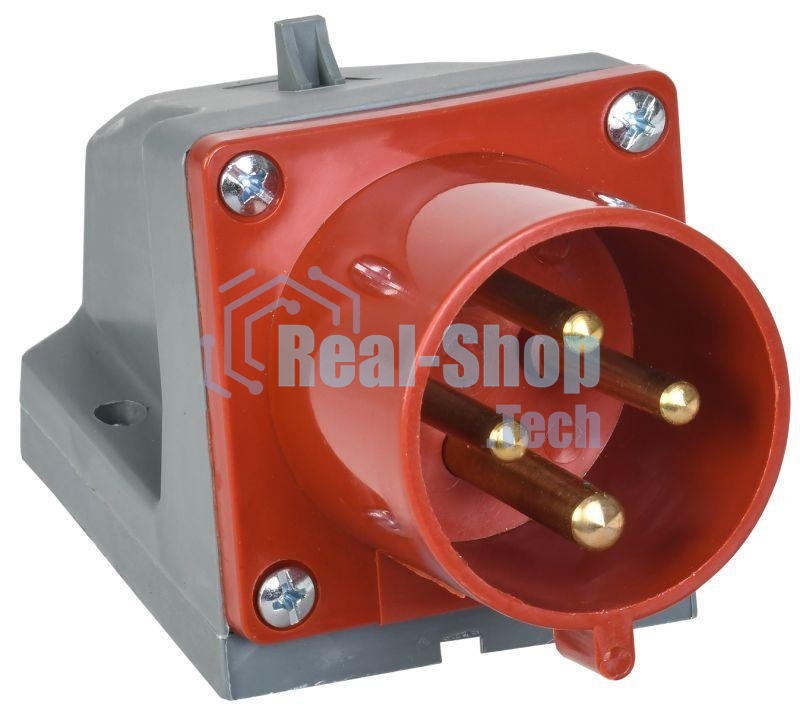 Вилка эл. наруж. уст. 32А 3P+PE 380В IP44 ССИ-524 ИЭК PSR52-032-4