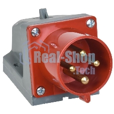 Вилка эл. наруж. уст. 32А 3P+PE 380В IP44 ССИ-524 ИЭК PSR52-032-4