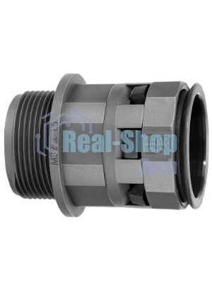 Переходник труба-коробка DN 23мм М25х1.5 полиамид черный IP66 ДКС PAM23M25N