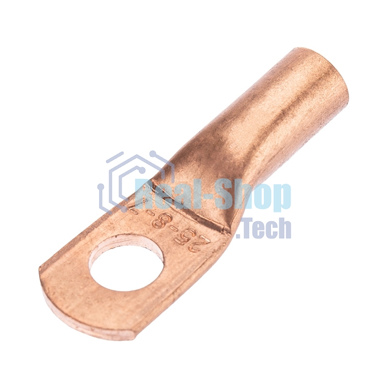 Наконечник Rexant ТМ 25-10-8 (25мм²-Ø10мм) (в упак 50 шт)