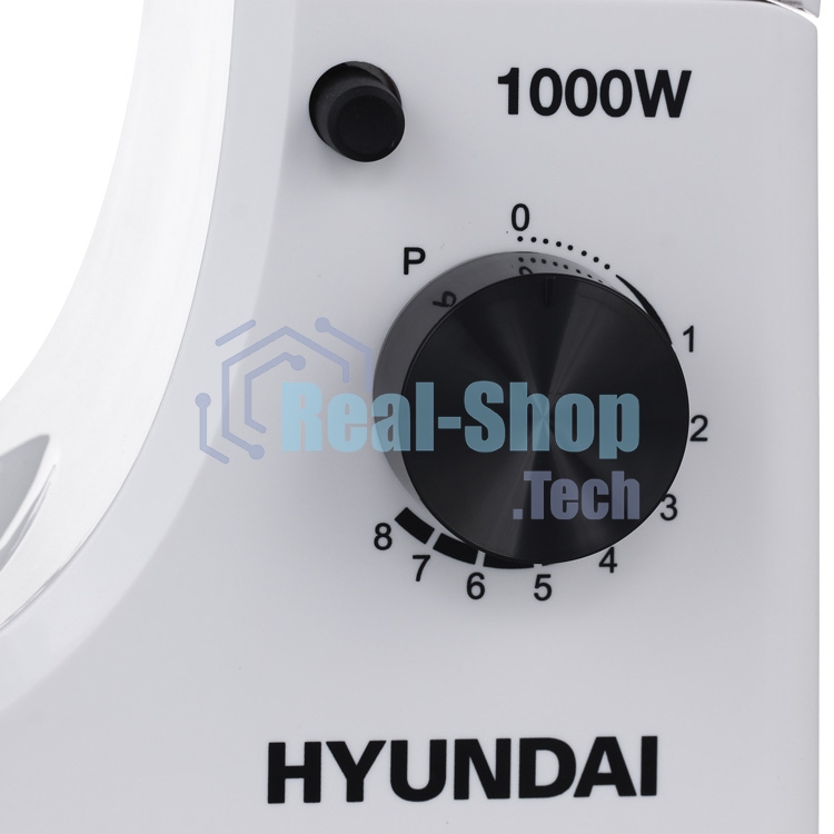 Миксер планетарный Hyundai HYM-S4451 1000Вт белый/черный
