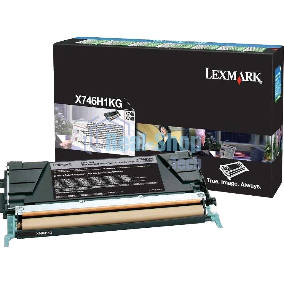 Картридж лазерный Lexmark X746H1KG черный для Lexmark X746de\nLexmark X748de\nLexmark X748dte 12к
