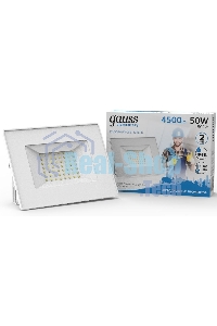 Прожектор светодиодный Gauss Elementary 50W 3510lm IP65 6500К белый