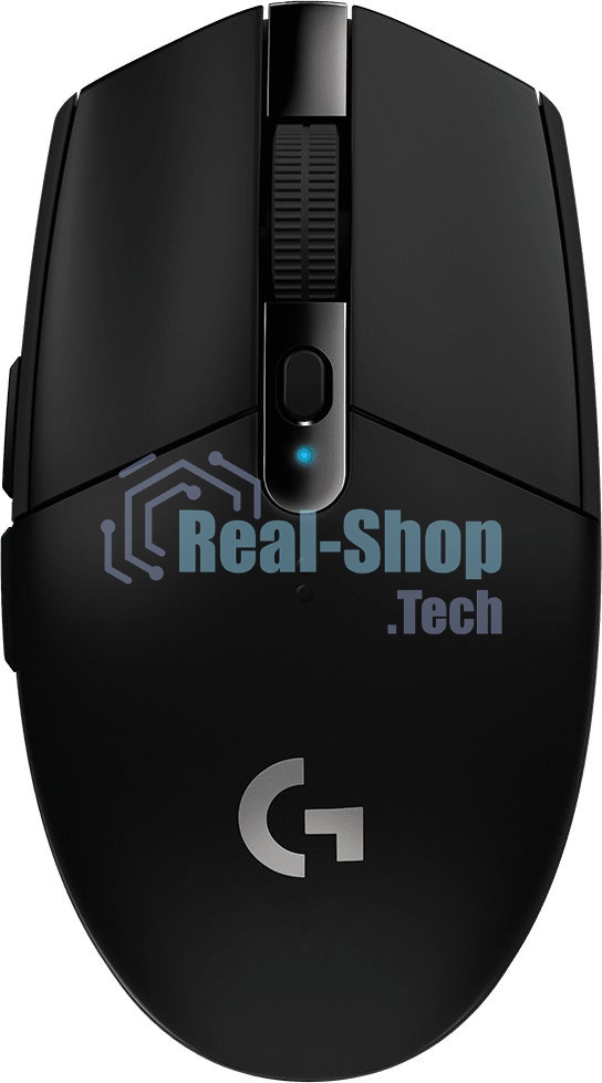 Мышь беспроводная Logitech G304 Lightspeed черный, 12000 dpi, радиоканал, USB, кнопки - 6